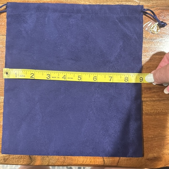 Tory Burch authentic purple Bag Fabric Pouch for wallet/ small purse / keychain - Picture 3 of 4